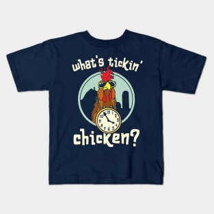 Funny Chicken with Sunglasses Kids T-Shirt